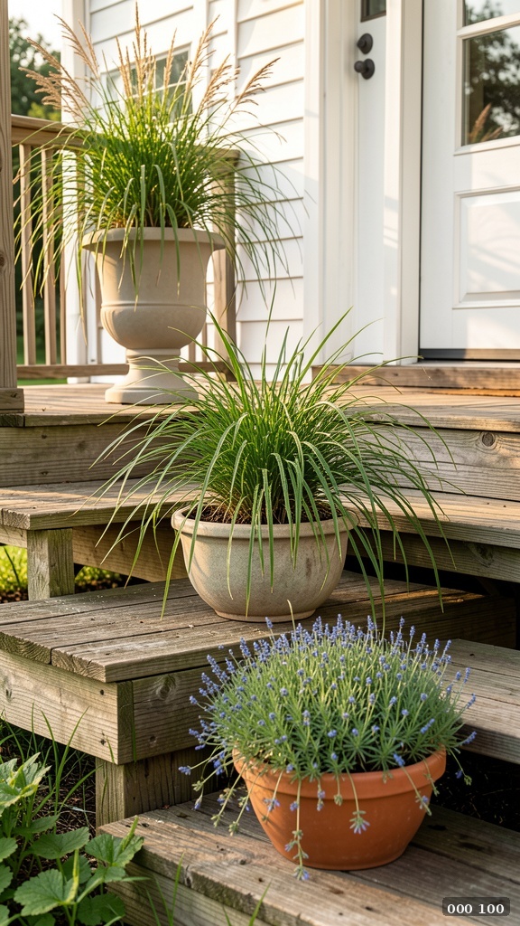 Step grass cluster