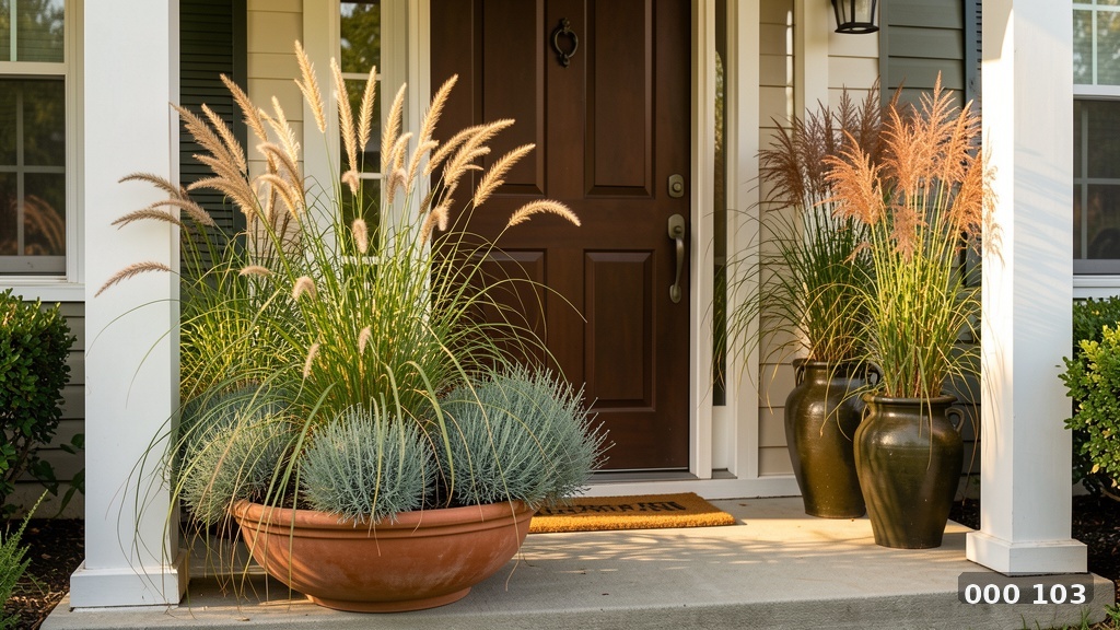 Ornamental Grass Porch