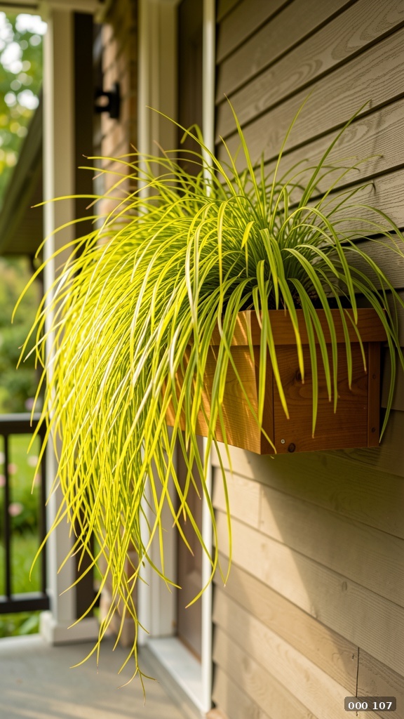 Grass wall planter