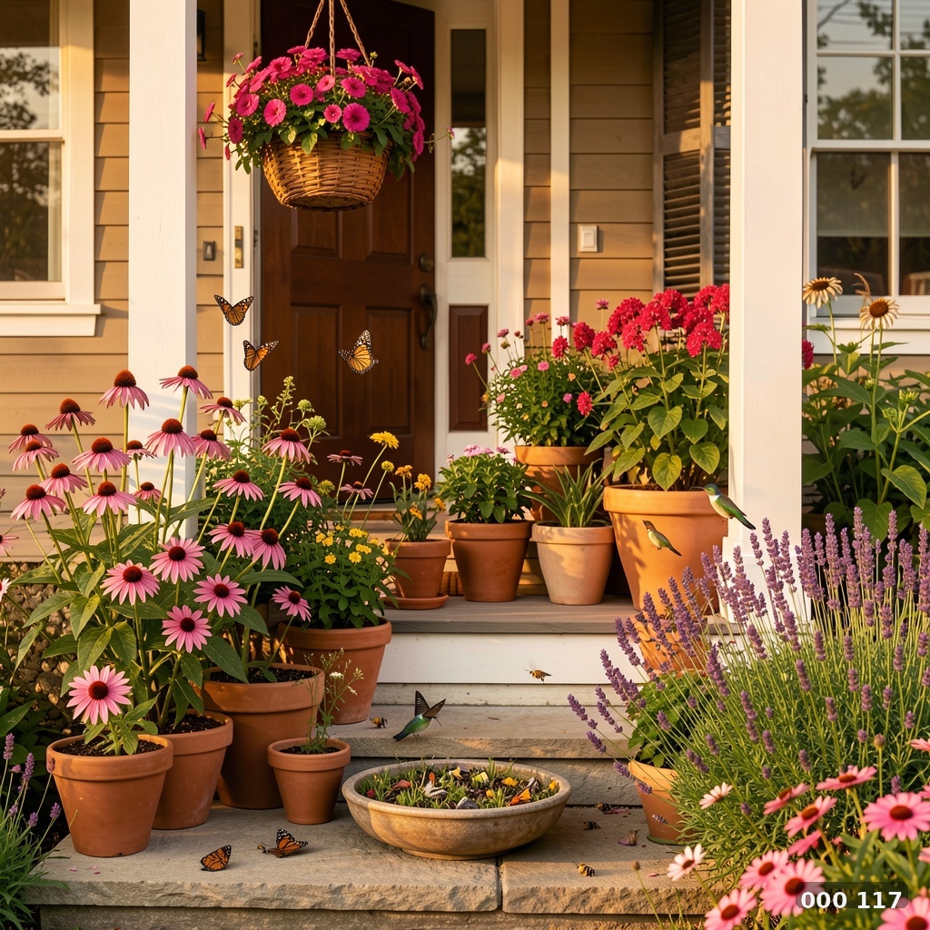Full pollinator porch
