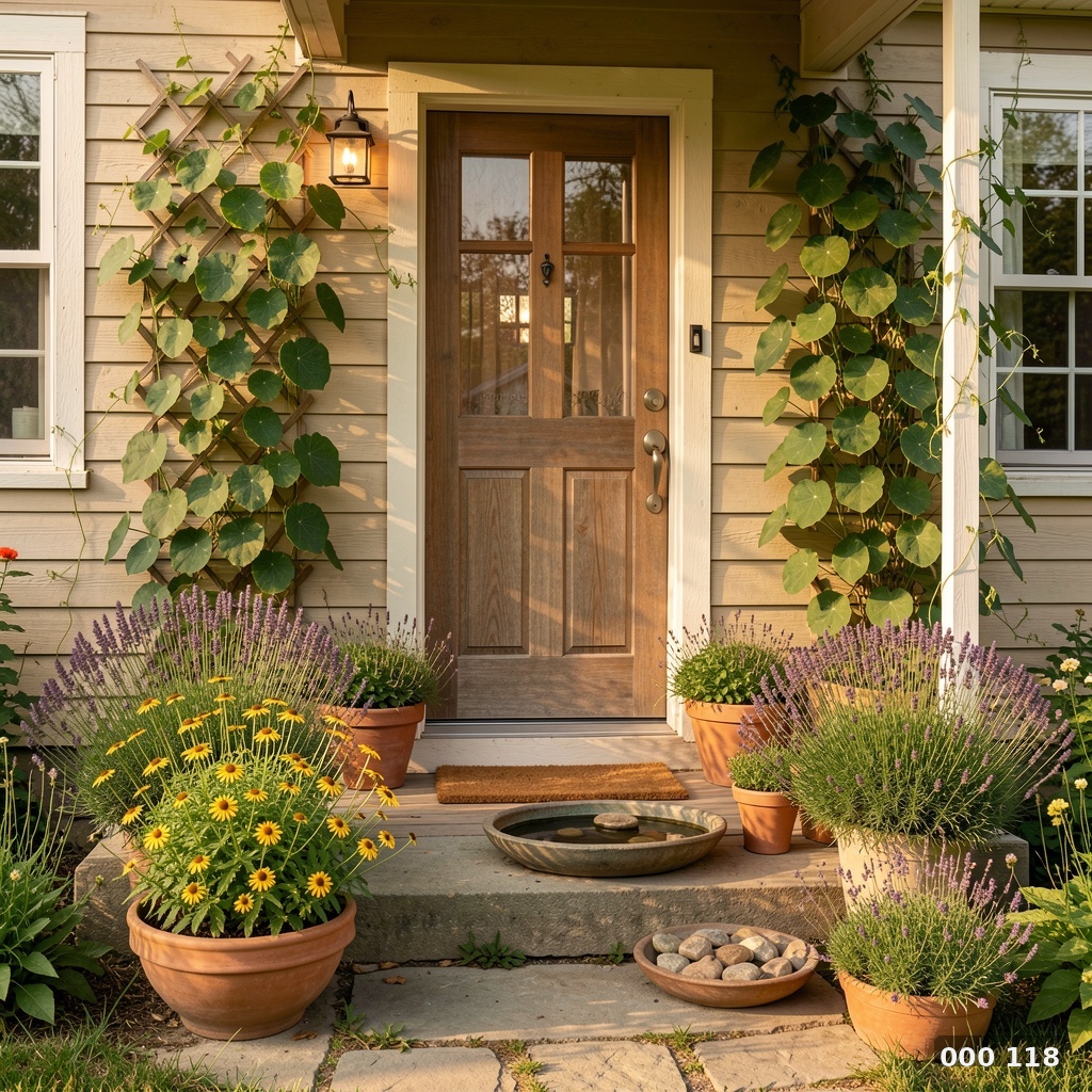 Cottage pollinator porch