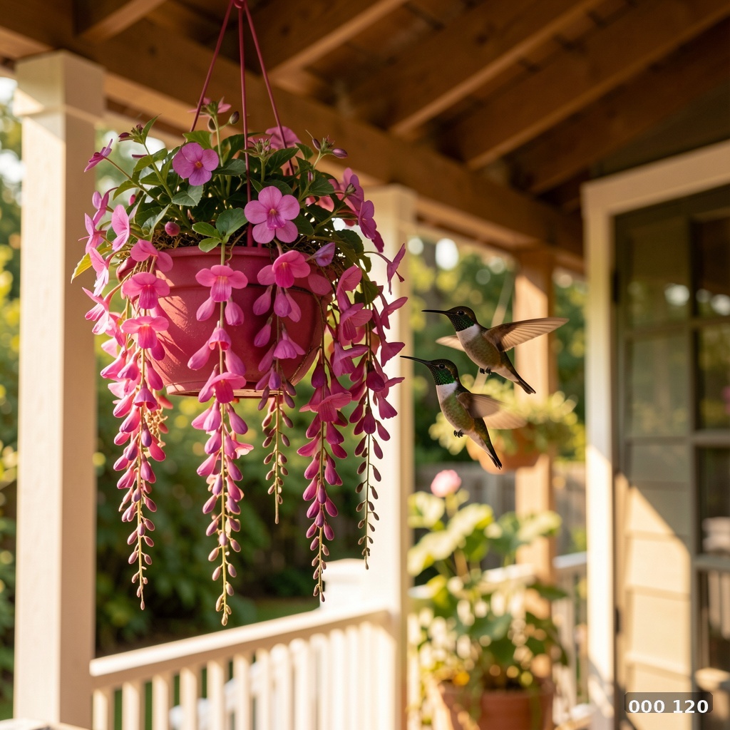 Fuchsia hanging basket
