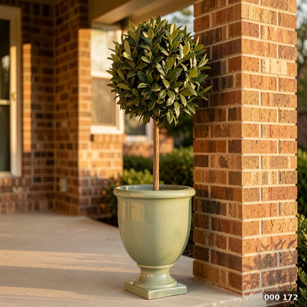 Topiary statement urn