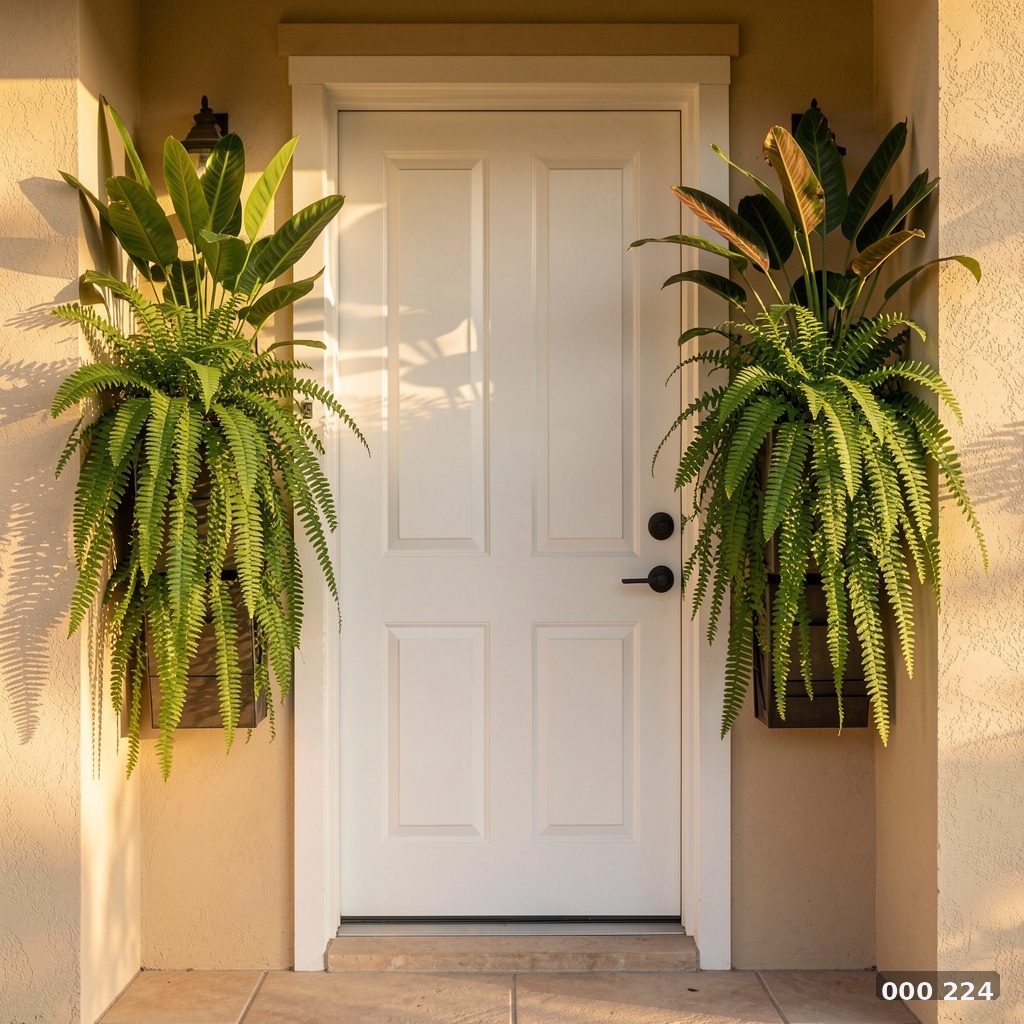 Tropical wall pocket